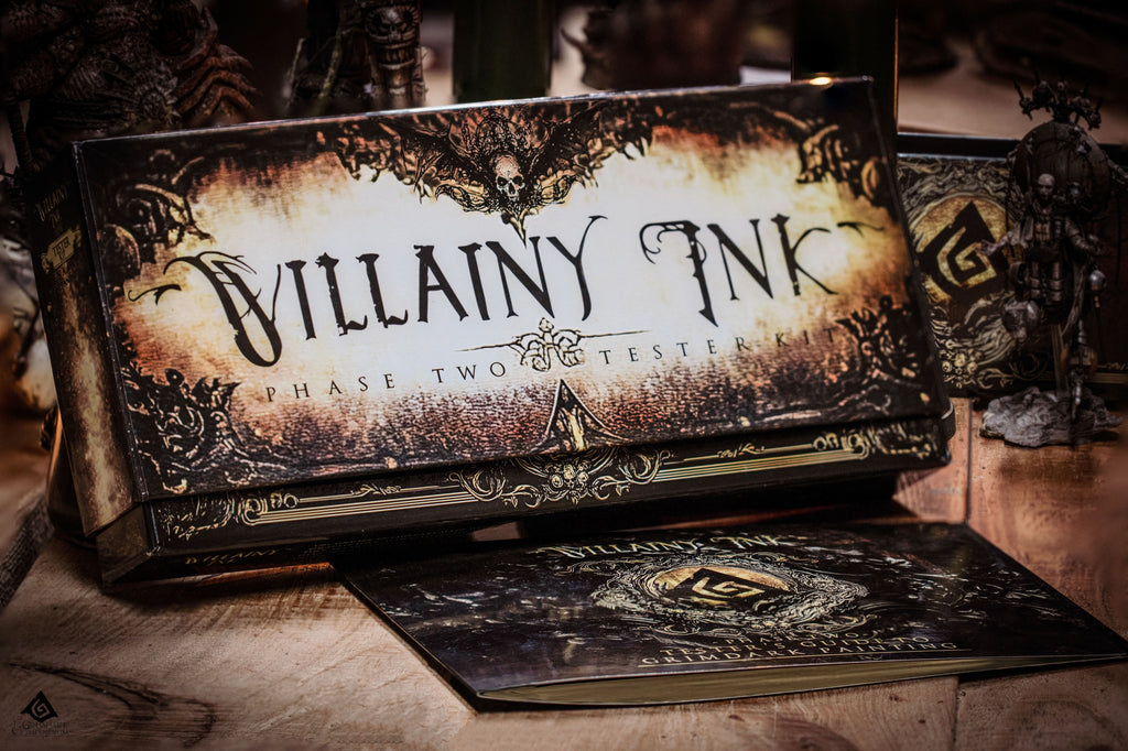 Villainy Inks Phase 2 - Handcrafted Enamel Washes 30ml - PHASE TWO TESTER KIT x7 colors PRE-ORDER