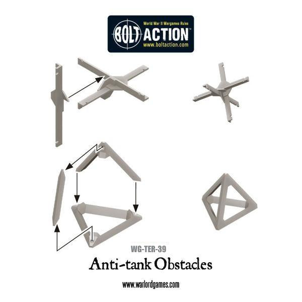 Bolt Action Anti-tank Obstacles (Plastic)