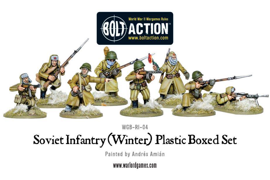 Bolt Action Winter Soviet Infantry