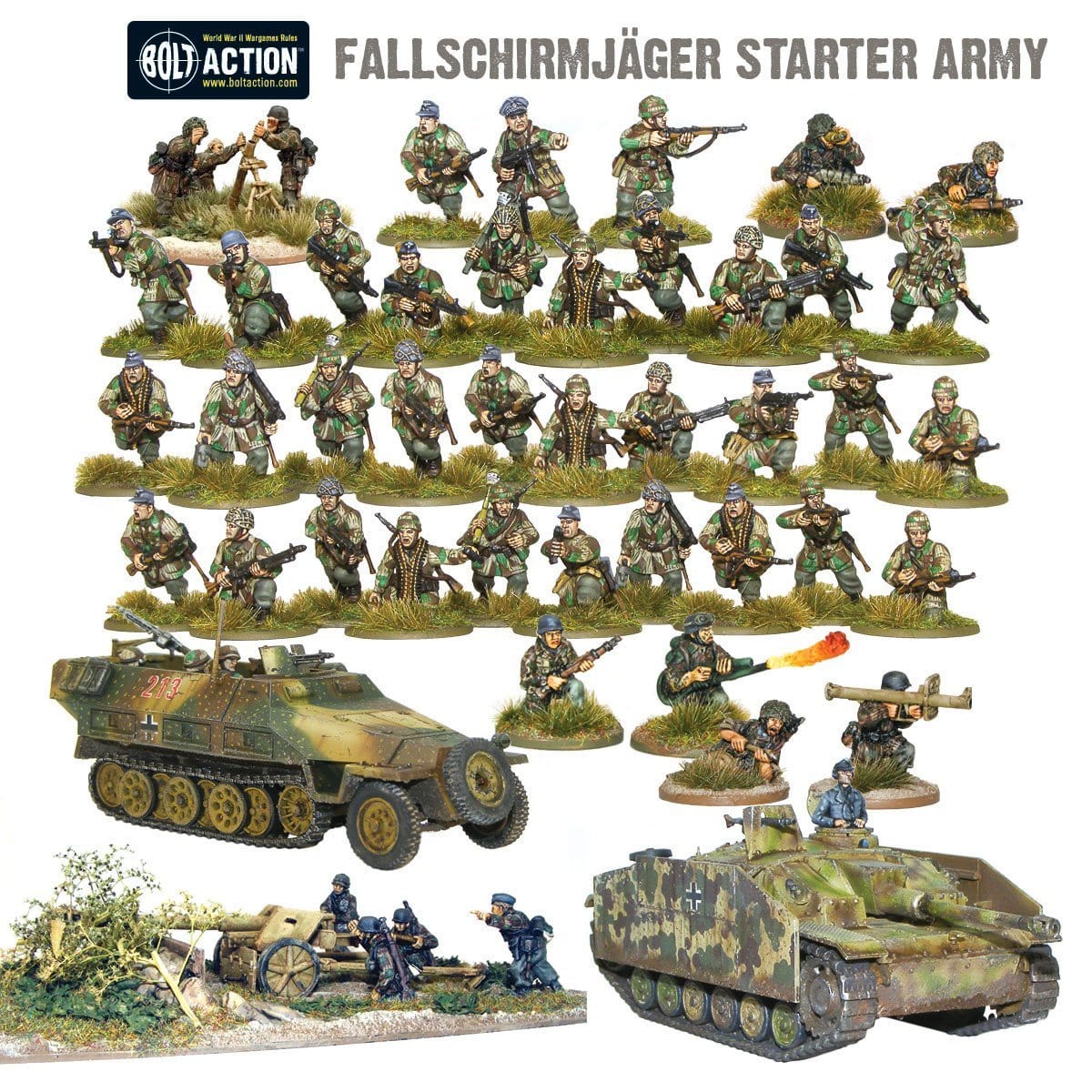 Bolt Action German Fallshirmjager Army Box