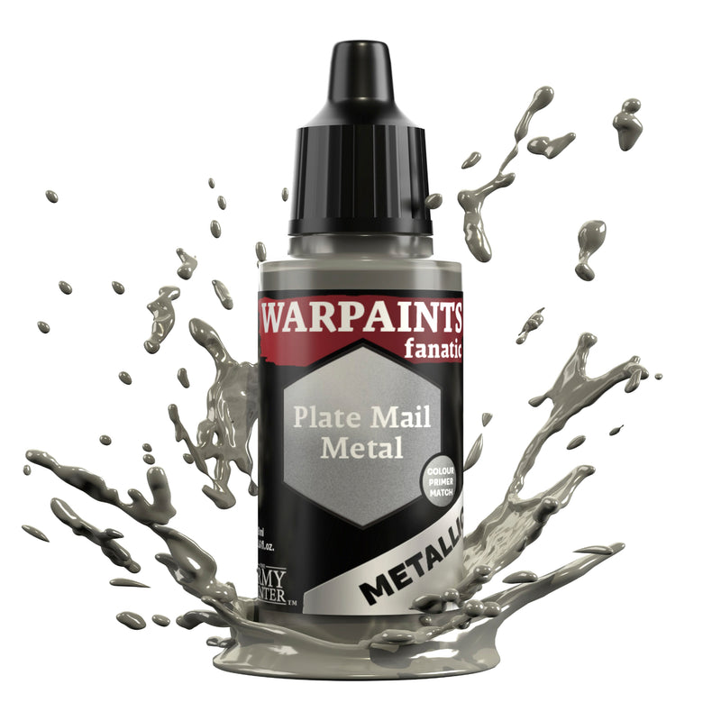 Army Painter Warpaints Fanatic Metallics 17ml - Plate Mail Metal