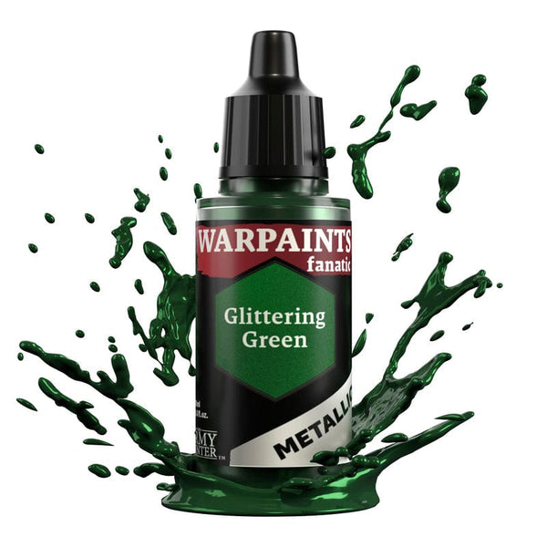 Army Painter Warpaints Fanatic Metallics 18ml- Glittering Green