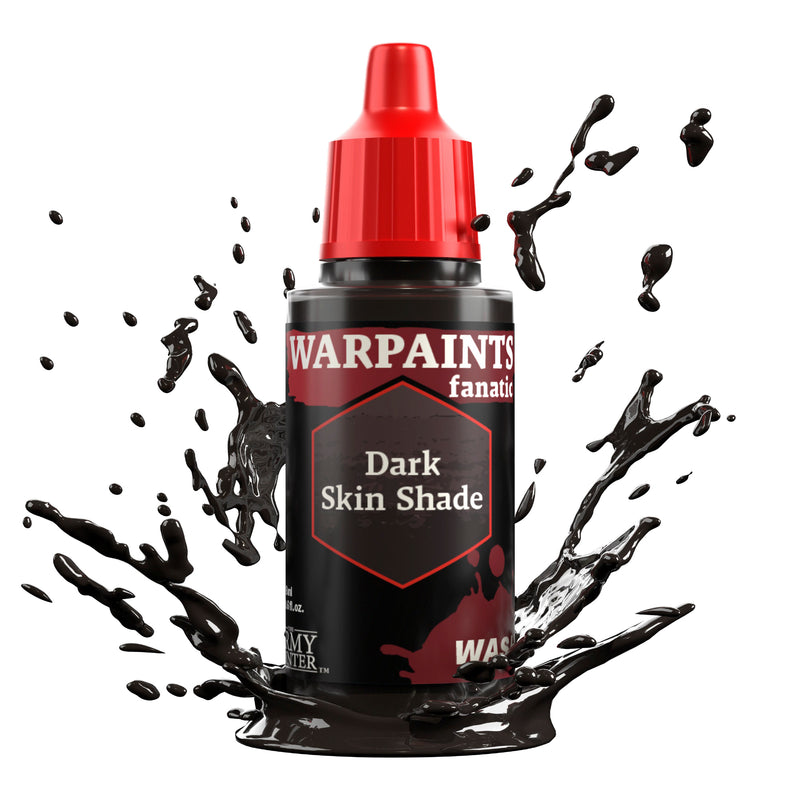 Army Painter Warpaints Fanatic Wash 17ml - Dark Skin Shade