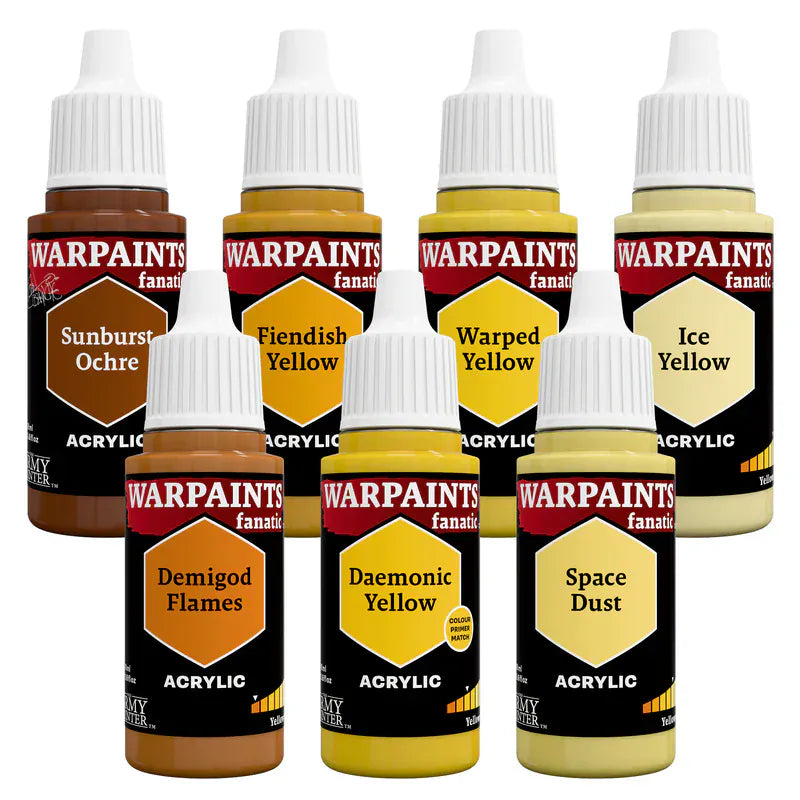 Army Painter Warpaints Fanatic - Flexible Triads PLUS+ - Yellows Set