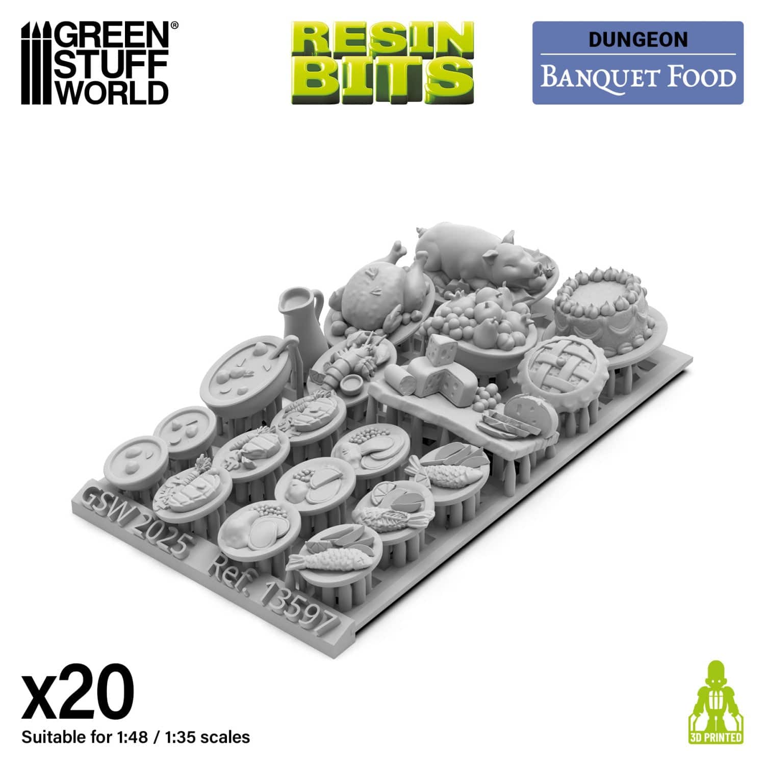 GSW Resin Basing Set - Banquet Food