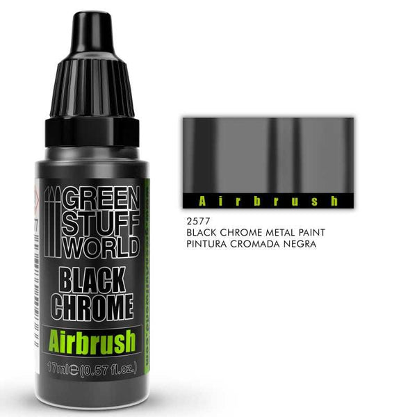 GSW Chrome Metal Paint - Black Chrome 17ml