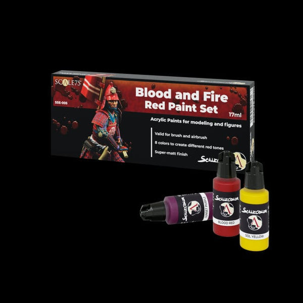 Scale 75 Scalecolor Paint Set - Blood and Fire
