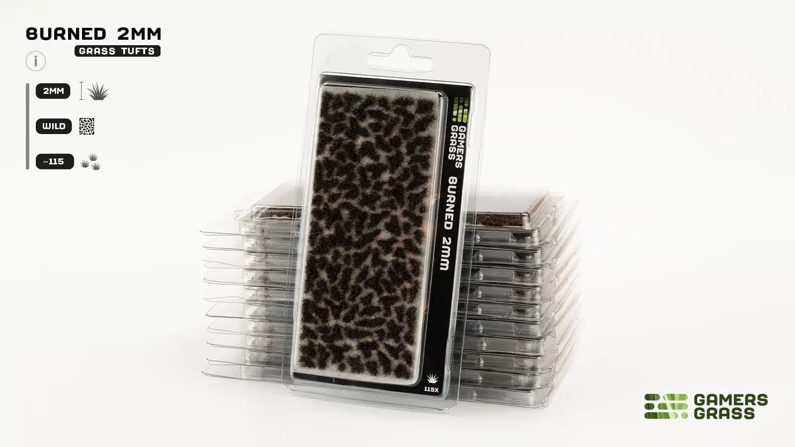 Gamer's Grass Tufts - Burned 2mm