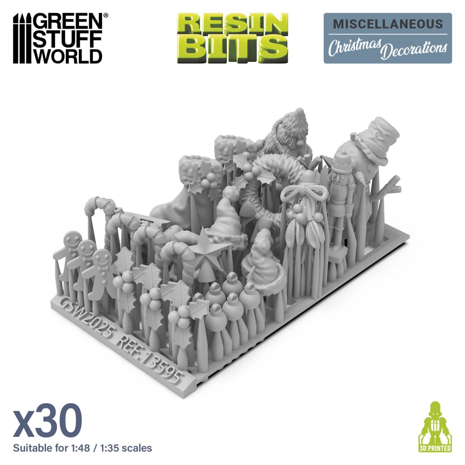 GSW Resin Basing Set - Christmas Decorations set