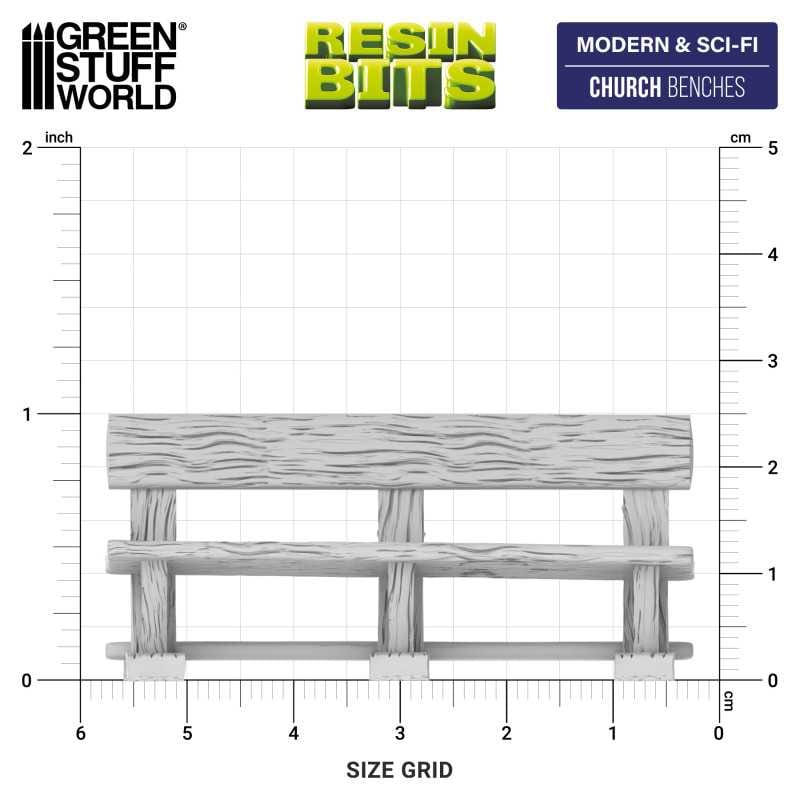 GSW Resin Basing Set - Church Benches