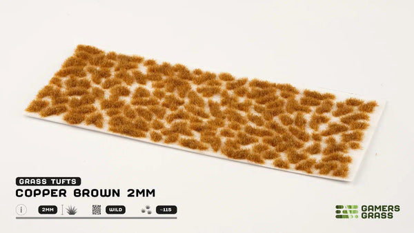 Gamer's Grass Tufts - Copper Brown 2mm