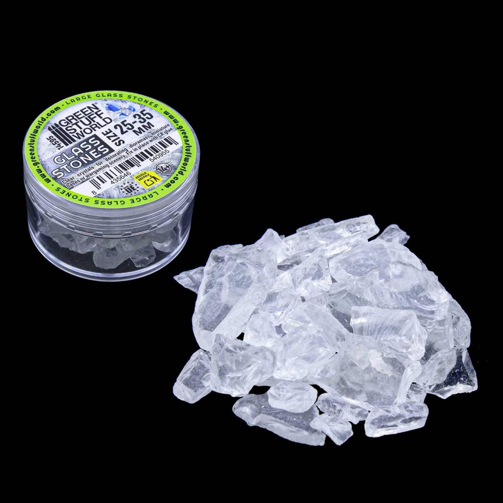 GSW - Crushed glass stones 25-35mm