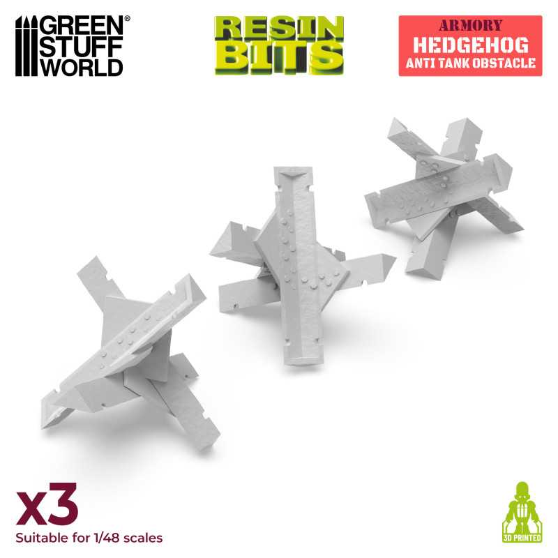 GSW Resin Basing Set - Czech Hedgehog Anti Tank Obstacle