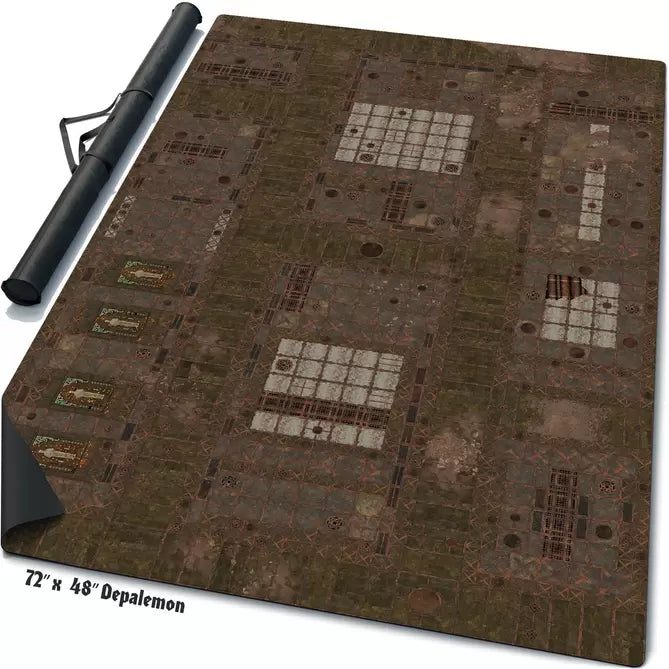 Warzone Studio Gaming Mats - DOUBLE-SIDED - Zolotograd / Depalemon - Choose your size