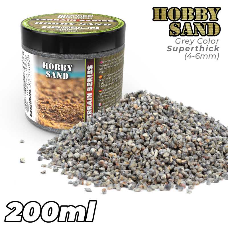 GSW Hobby Sand - Extra Thick Dark Grey - 200ml