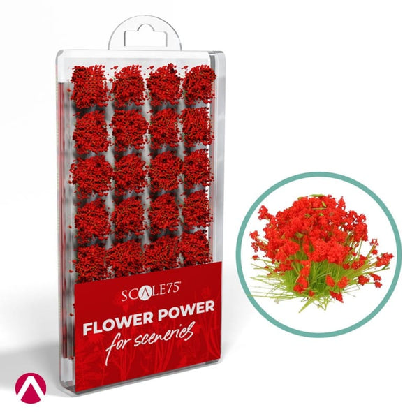 Scale 75 Dioramas Flowers - Red