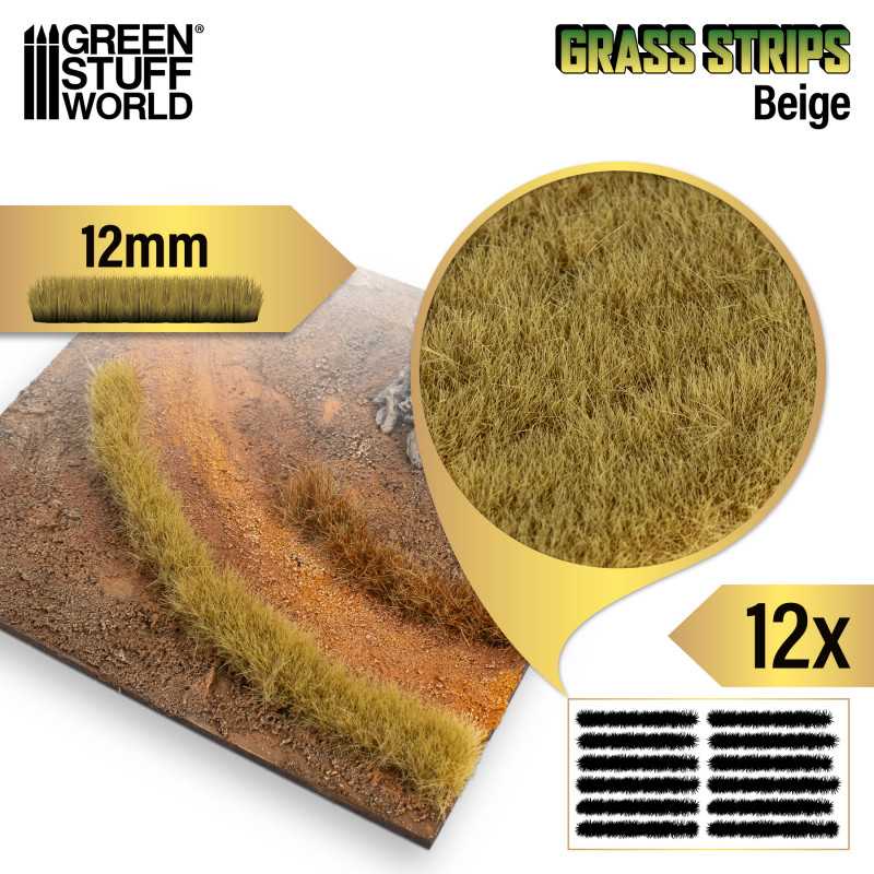 GSW Grass Strips 12mm - Beige