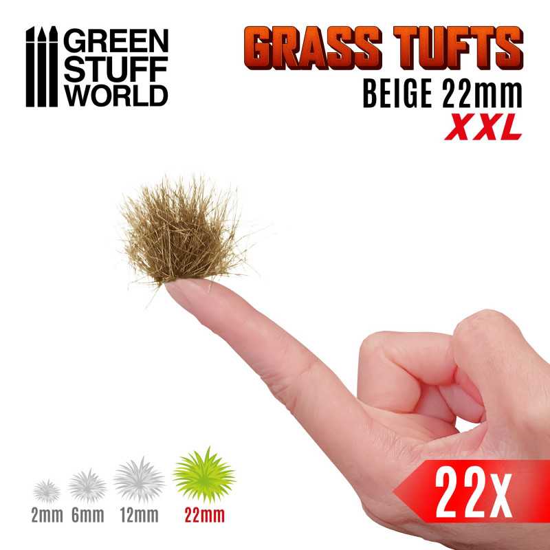 GSW Grass Tufts XXL 22mm - Beige