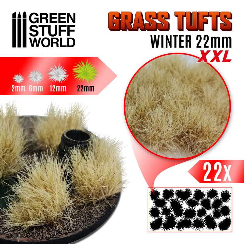 GSW Grass Tufts XXL 22mm - Winter