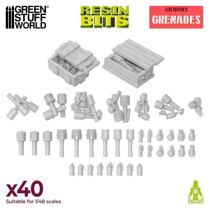 GSW Resin Basing Set - Armory Grenades