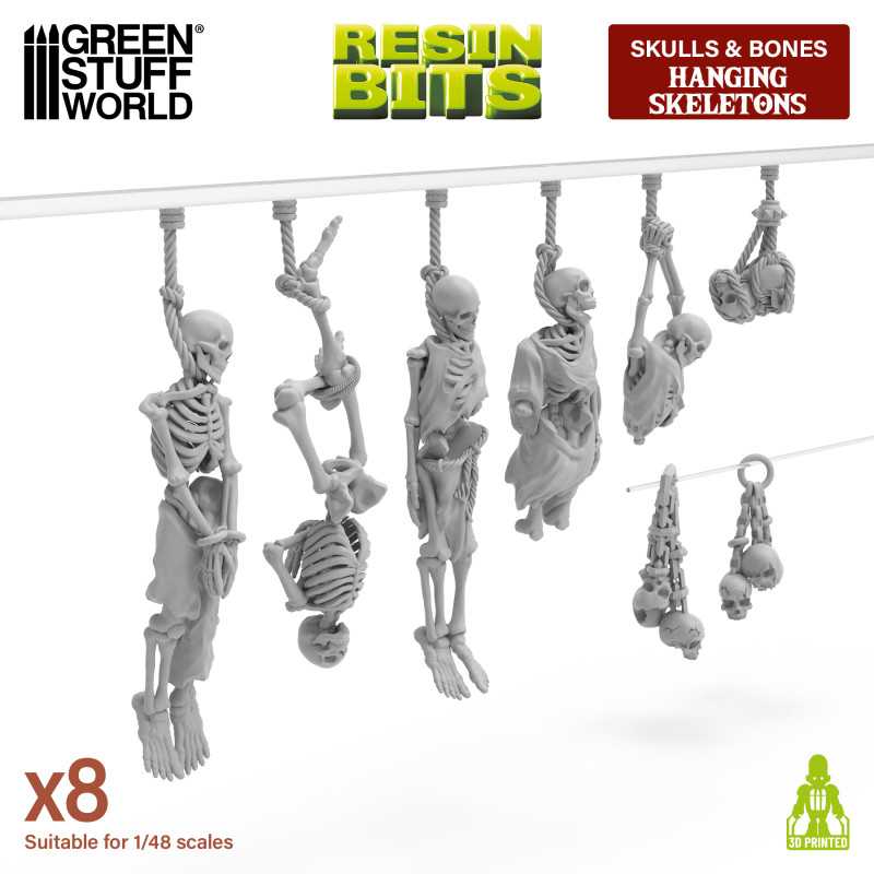 GSW Resin Basing Set - Hanging Skeletons 1:48