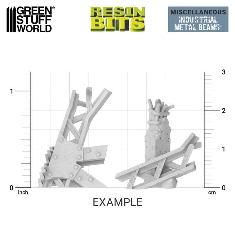 GSW Resin Basing Set - Industrial Metal Beams