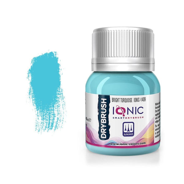 IONIC Drybrush Paints - Bright Turquoise 40ml