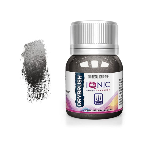 IONIC Drybrush Paints - Gun Metal 40ml