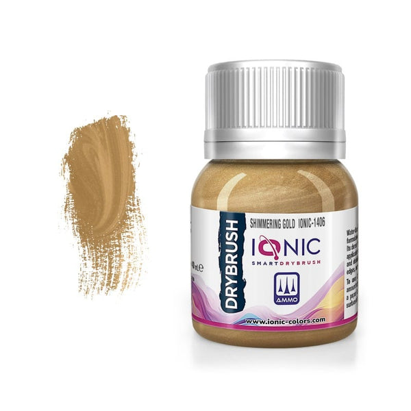 IONIC Drybrush Paints - Shimmering Gold 40ml