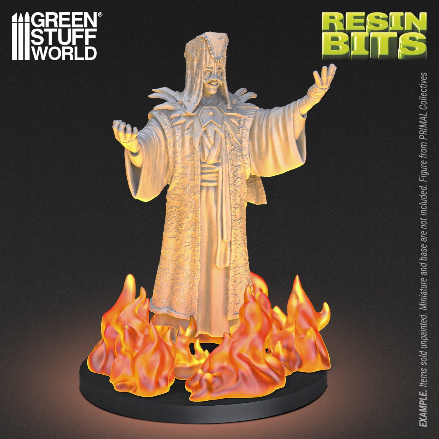 GSW Resin Basing Set - Large Fire Flames