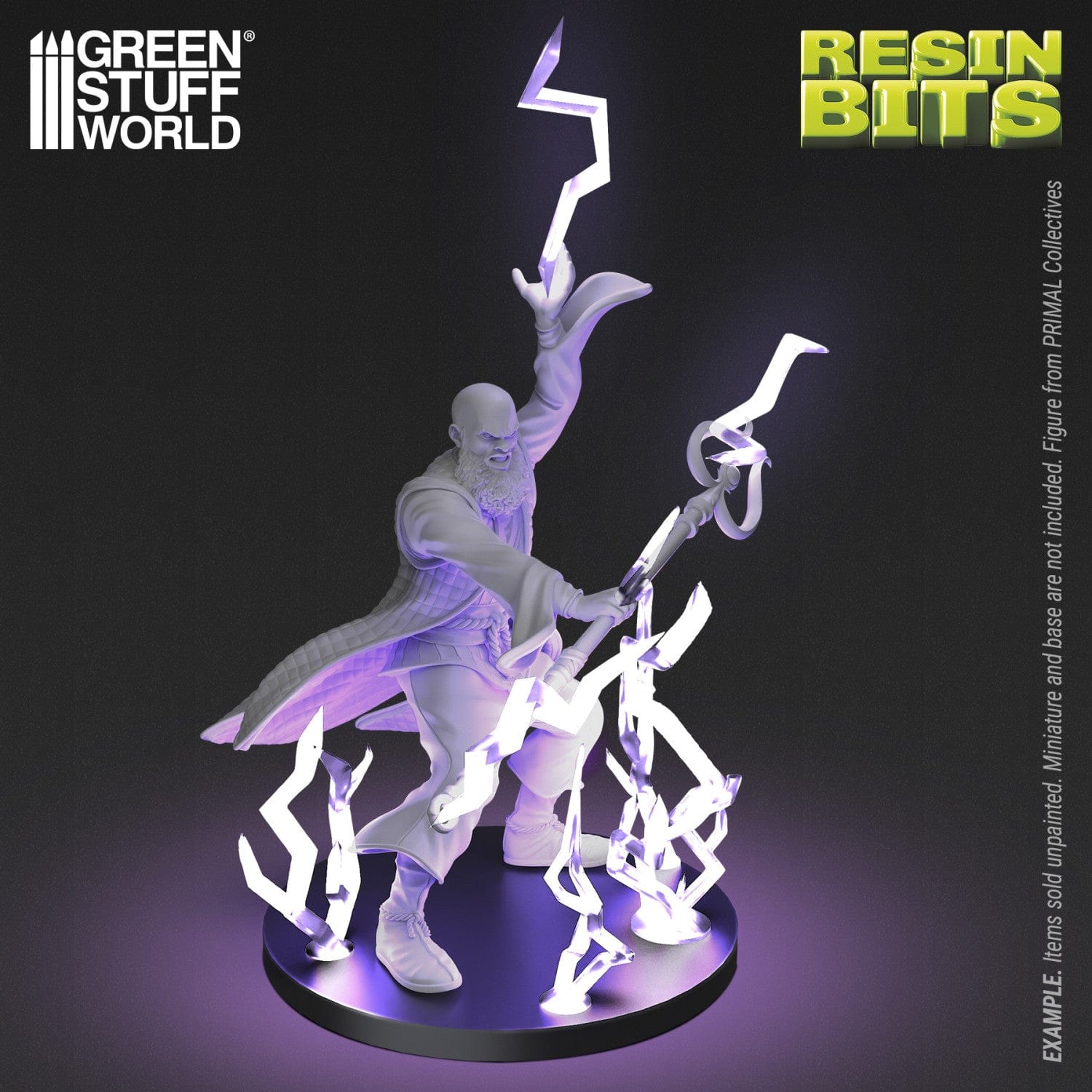 GSW Resin Basing Set - Lightning Spells