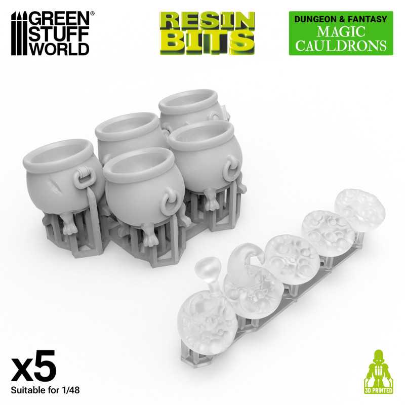 GSW Resin Basing Set - Magic Cauldrons for 3mm LED