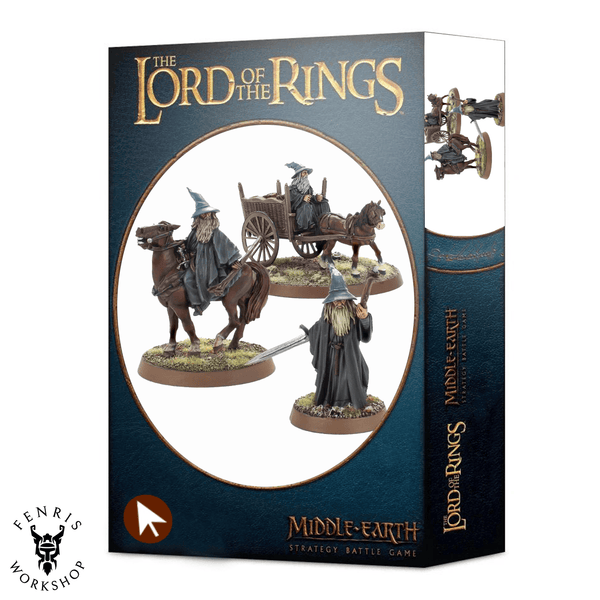 Middle-earth Gandalf the Grey (Foot, Mounted and on Cart)