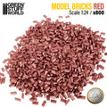 GSW Miniature Model Bricks - Red x800 1:24