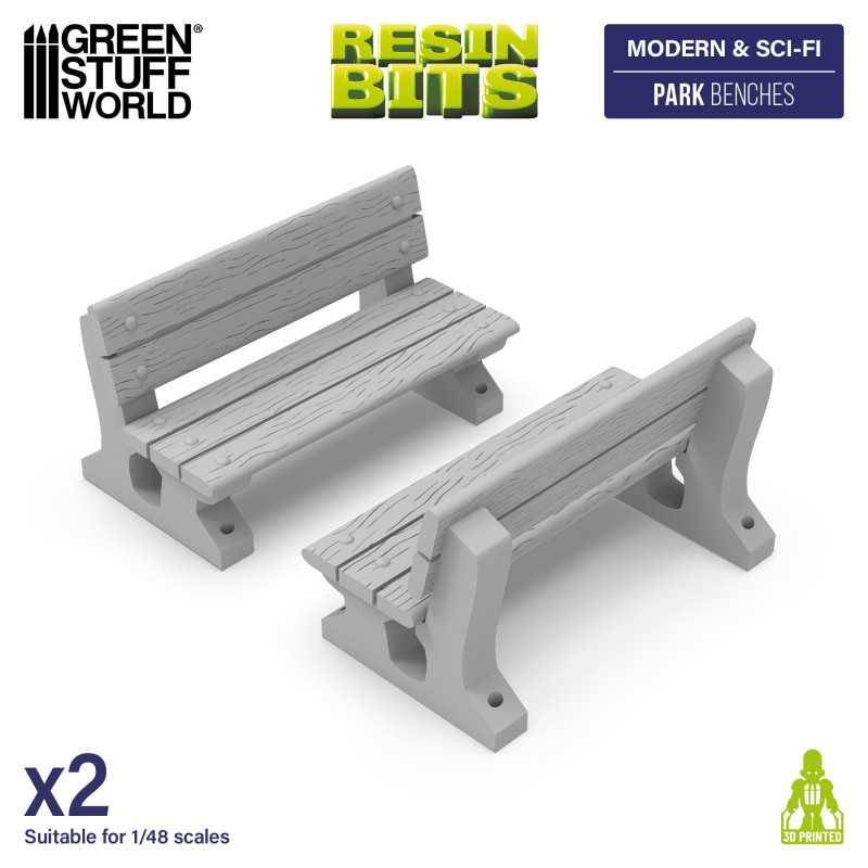 GSW Resin Basing Set - Park Benches