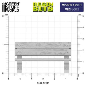 GSW Resin Basing Set - Park Benches