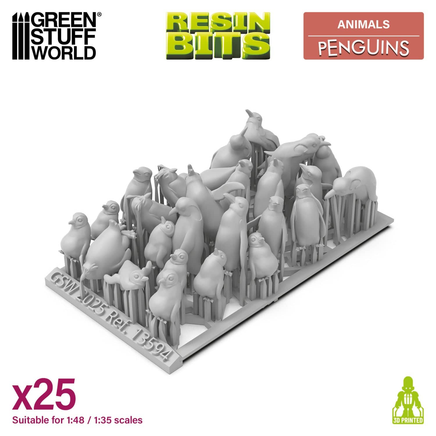 GSW Resin Basing Set - Penguins