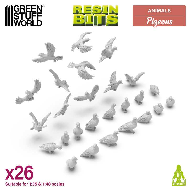 GSW Resin Basing Set - Pigeons