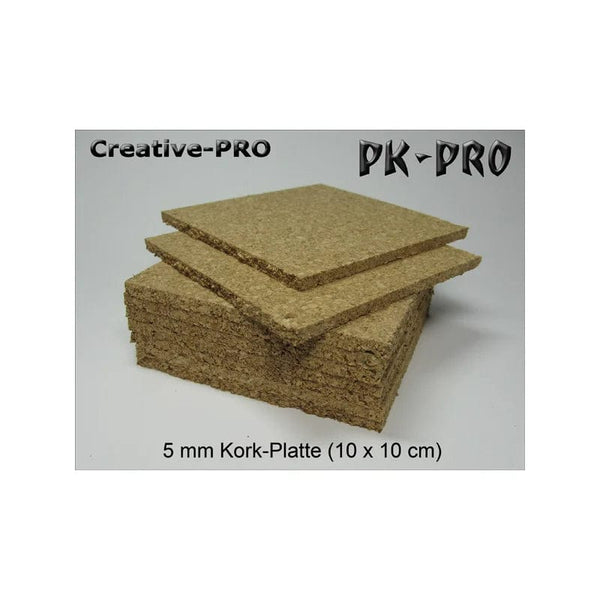PK-PRO Basing Materials - Cork Tile 10x10cm - 5mm
