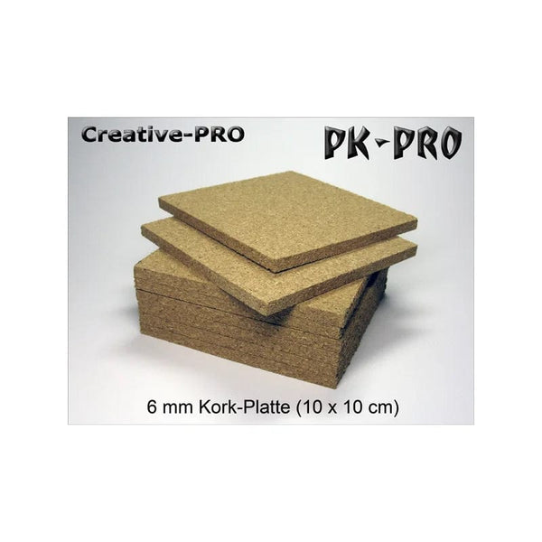 PK-PRO Basing Materials - Cork Tile 10x10cm - 6mm