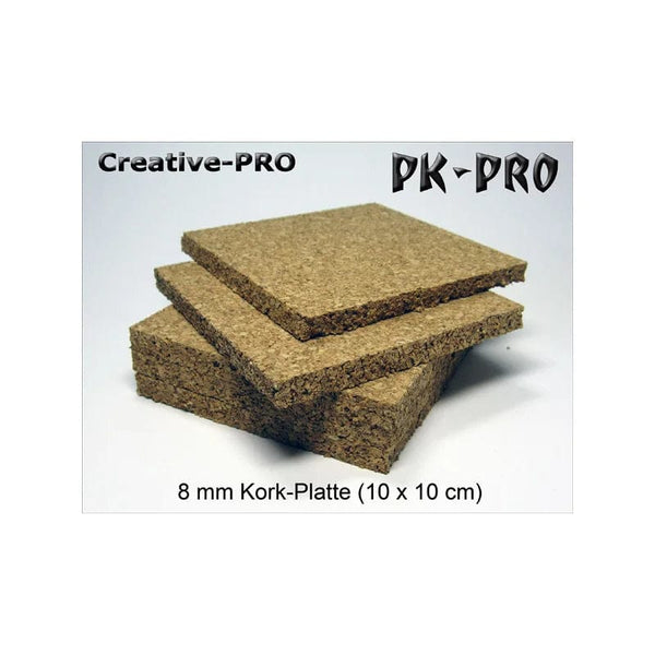 PK-PRO Basing Materials - Cork Tile 10x10cm - 8mm