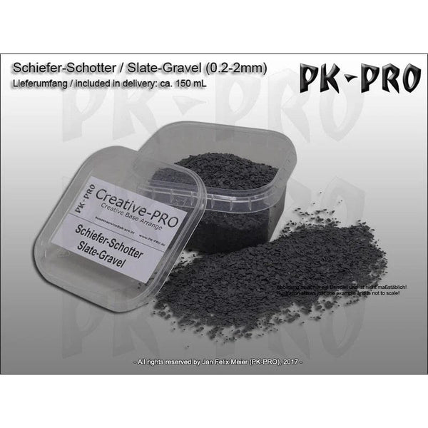 PK-PRO Basing Materials - Real Slate Gravel - 150g