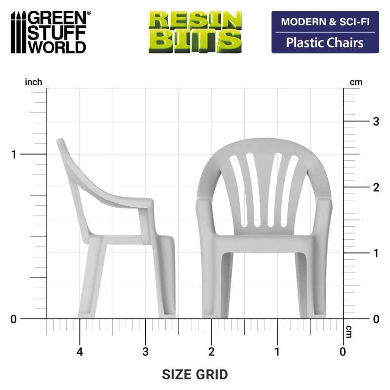 GSW Resin Basing Set - Plastic Chairs