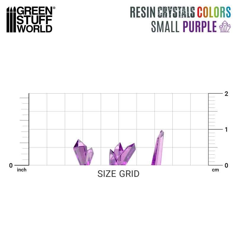 GSW Resin Crystals - Small PURPLE x80