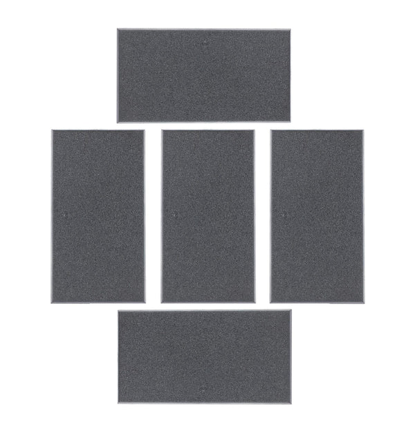 40mm x 20mm Rectangle base x5