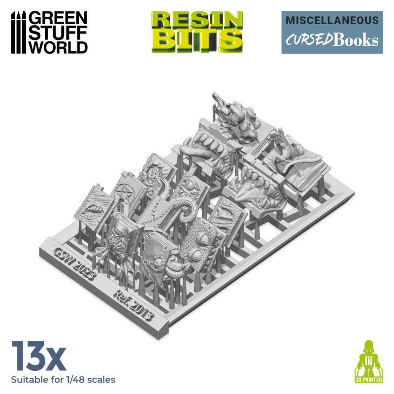GSW Resin Miniature Books - Cursed