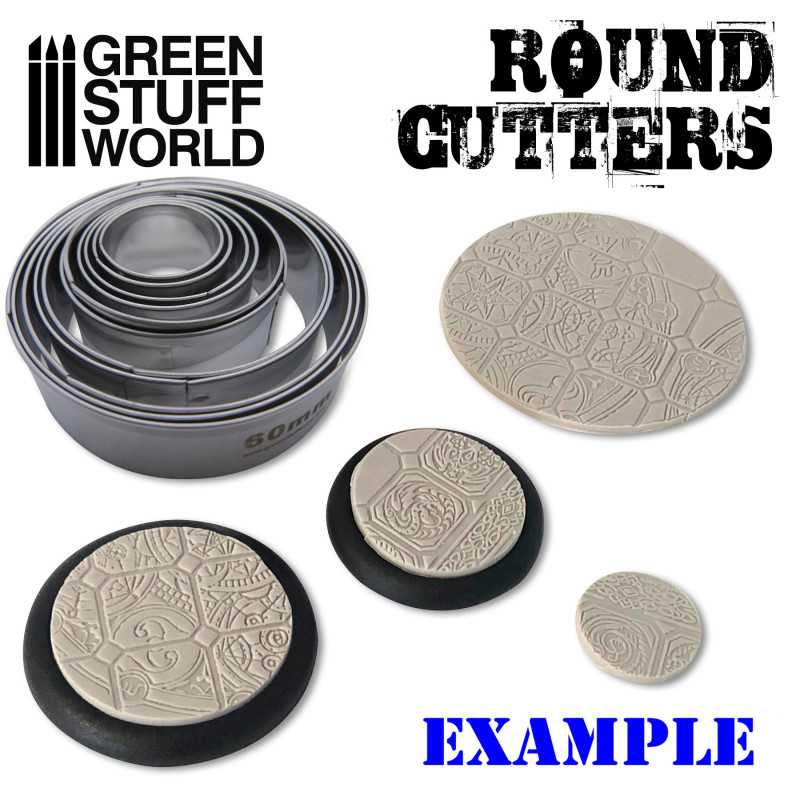 Round Cutters for Bases and Dioramas