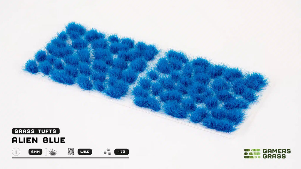 Gamer's Grass Tufts - Alien Blue 6mm