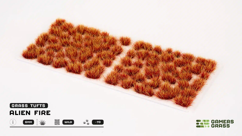 Gamer's Grass Tufts - Alien Fire 6mm