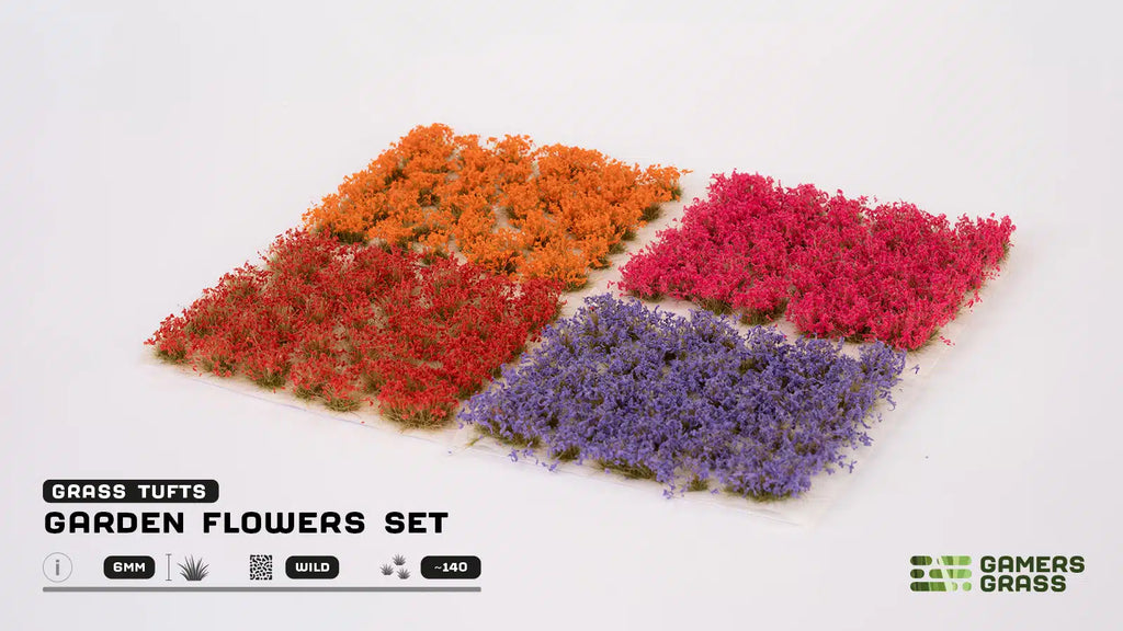 Gamer's Grass Tufts - Garden Flowers Set